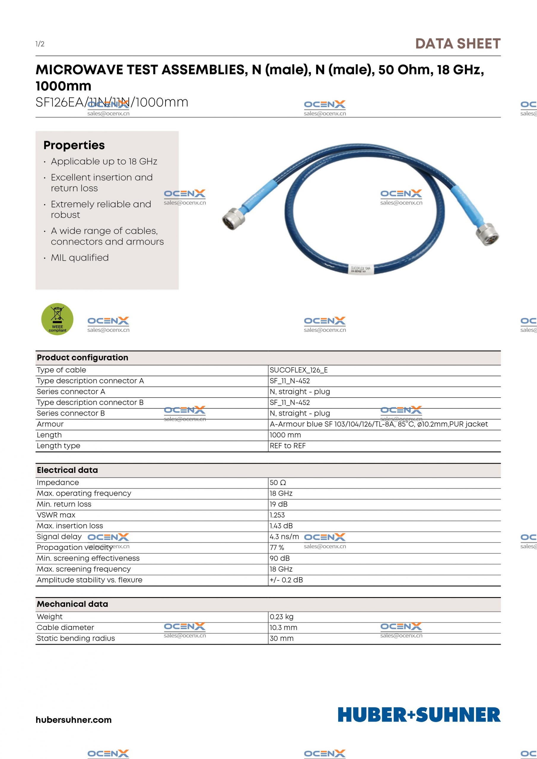 SF126EA/11N/11N/1000mm